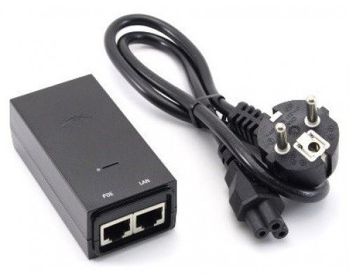 INJECTOR POE UBIQUITI POE-24-24W-G GIGABIT POWER ADAPTER 24V 24W 1A