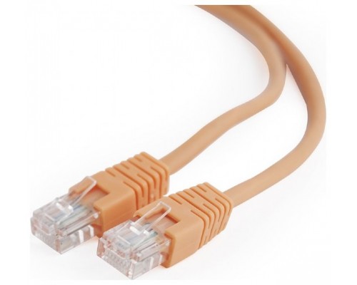 Cable CAT5E UTP moldeado 0,25m Naranja