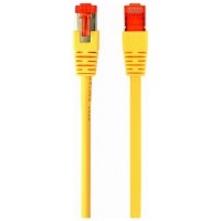 CABLE RED S-FTP GEMBIRD CAT 6A LSZH AMARILLO 0,5 M