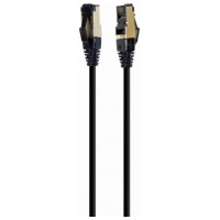 CABLE RED S-FTP GEMBIRD  CAT 8 LSZH NEGRO 0,25 M