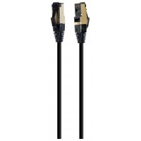 CABLE RED S-FTP GEMBIRD CAT 8 LSZH NEGRO 5 M