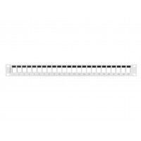 PATCH PANEL LANBERG 24 PUERTOS 1U RACK 19 PARA MODULOS KEYSTONE GRIS-1DI PATCH PANEL LANBERG 24 PUERTOS 1U RACK 19 PARA MODULOS KEYSTONE GRIS