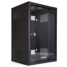 ARMARIO MURAL RACK 10"" 9U 310x260x470 PUERTA DE CRISTAL PC RACK