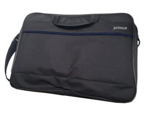 MALETIN PRIMUX 15.6" BASICO CON BOLSILLO NEGRO