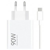 CARGADOR PARED 90W USB-A + CABLE TYPE-C BLANCO  XIAOMI