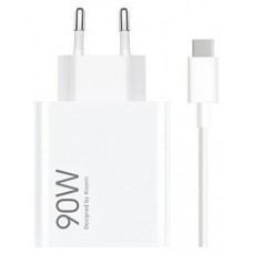 CARGADOR PARED 90W USB-A + CABLE TYPE-C BLANCO  XIAOMI
