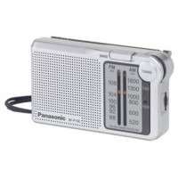 RADIO PORTATIL PANASONIC RF-P150DEG-S AM/FM SINTONIZADOR ANALOGICO COLOR PLATA·