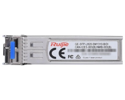 MODULO SFP RUIJIE REYEE RG-GE-SFP-LX20-SM1310-BIDI LC SMF 20km 1310/1550