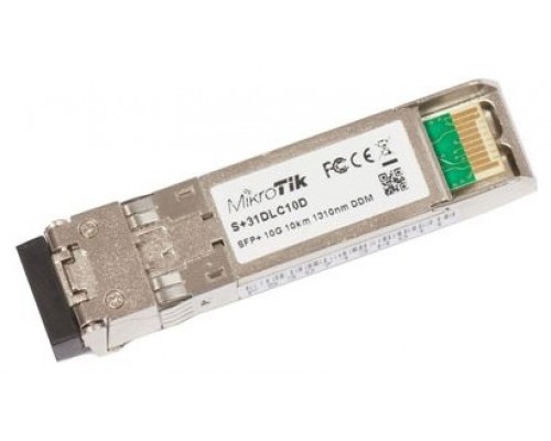 Mikrotik S+31DLC10D M&oacute;dulo Fibra SFP+ MonoMod 10Km