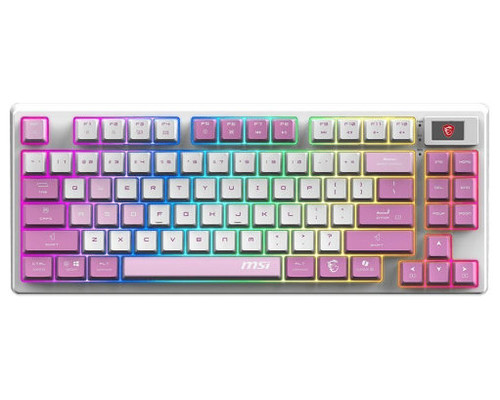 Msi Teclado FORGE GK600 TKL W VIOLET ES BT-IA26 Msi Teclado FORGE GK600 TKL W VIOLET ES BT