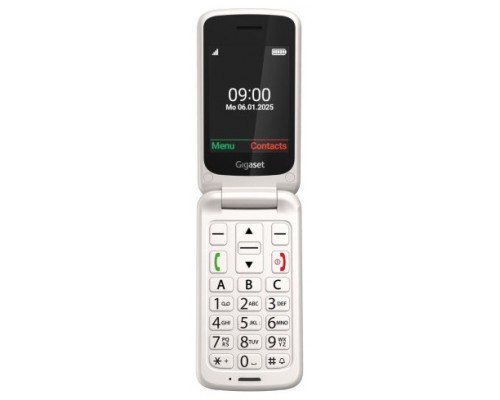 Gigaset Móvil Senior GL595 2.8" SIM Blanco Perla