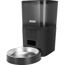 COMEDERO INTELIGENTE VISUAL CON CAMARA 1080P PARA MASCOTAS 6L NEGRO NOBLEZA