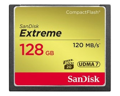 Tarjeta memoria flash sandisk extreme 128gb