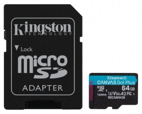 Kingston microSD Canvas Go! Plus 4 64GB 200 MB-s