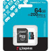 MICRO SD KINGSTON 64GB CANVAS GO PLUS U3 V30 CON ADAPTADOR-DI6 MICRO SD KINGSTON 64GB CANVAS GO PLUS U3 V30 CON ADAPTADOR