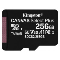 MICRO SD 256 GB CANVAS SELECT PLUS  1 ADAP. CLASS 10 KINGSTON