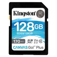 MEMORIA SD 128GB KINGSTON CANVAS GO PLUS SDXC UHS-I U U3, Class 10