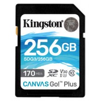 Kingston Canvas Go! Plus SD 256GB class 10 U3 V30