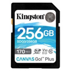 Kingston Canvas Go! Plus SD 256GB class 10 U3 V30