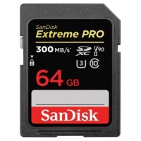 SANDISK EXTREMEPRO SDXC V90 64GB 300MB UHS-II  SDSDXDK-064G-GN4IN·