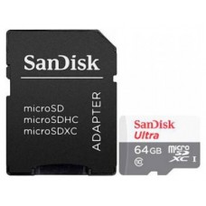 MICRO SD 64 GB 1 ADAP. CLASS 10 SANDISK