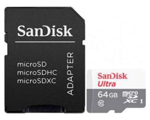 MICRO SD 64 GB 1 ADAP. CLASS 10 SANDISK