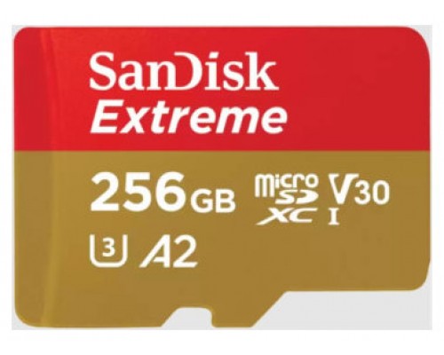 MICRO SD 256GB SANDISK EXTREME MICROSDXC UHS-I CLASE·