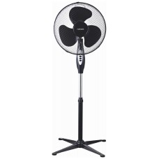 VENTILADOR DE PIE CROSS WIND NEGRO HAEGER