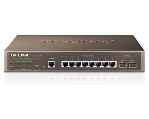 SWITCH TP LINK OMADA TL-SG3210 / L2, 8x1G, 2xSFP