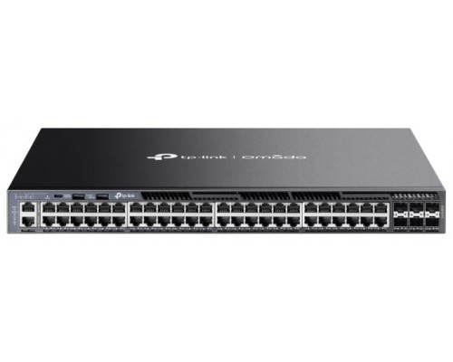 OMADA 48-PORT GIGABIT STACKABLE L3 MANAGED SWITCH WITH 6 10G SLOTS