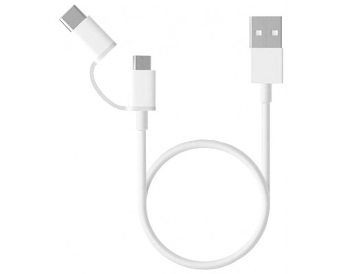 CABLE USB 2.0/M USB-C/M MICROUSB/M 0.3 M BLANCO XIAOMI