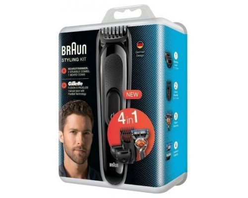 CORTAPELOS BARBERO BRAUN SK3000 4 EN 1 PROGLIDE