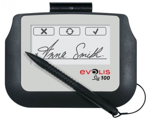 CAPTURADOR DIGITAL DE FIRMA LCD MONOCROMO, EVOLIS SIG100