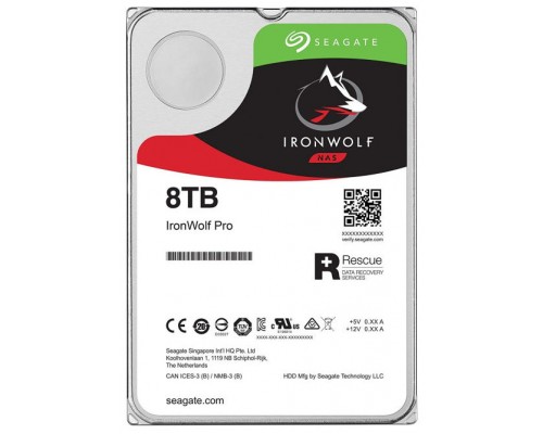 HD 3.5" 8TB SEAGATE NAS IRONWOLF 7.2K SATA