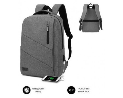 MOCHILA SUBBLIM CITY BACKPACK 15,6" GREY