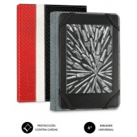 FUNDA TABLET SUBBLIM CLEVER EBOOK CASE 6" RED