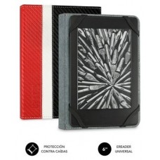 FUNDA TABLET SUBBLIM CLEVER EBOOK CASE 6" RED