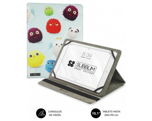 FUNDA TABLET FURRY 10.1"" SUBBLIM