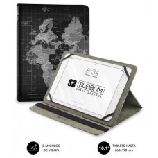 FUNDA TABLET WORLD MAP 10.1""  SUBBLIM