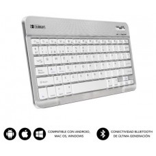 TECLADO TABLET SUBBLIM SMART BT KEYBOARD SILVER