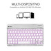 TECLADO SUBBLIM SMART BACKLIT BLUETOOTH RETROILUMINDO SILVER-DI8 TECLADO SUBBLIM SMART BACKLIT BLUETOOTH RETROILUMINDO SILVER