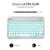 TECLADO SUBBLIM SMART BACKLIT BLUETOOTH RETROILUMINDO SILVER-DI8 TECLADO SUBBLIM SMART BACKLIT BLUETOOTH RETROILUMINDO SILVER