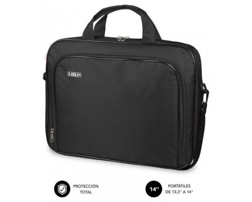 MALETIN OXFORD 13.3""-14"" NEGRO SUBBLIM