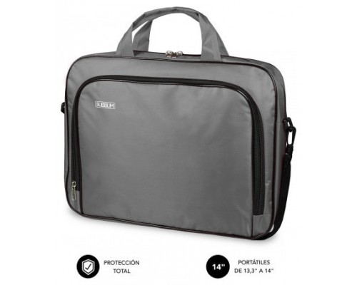 MALETIN SUBBLIM OXFORD LAPTOP BAG 13,3"-14" GREY