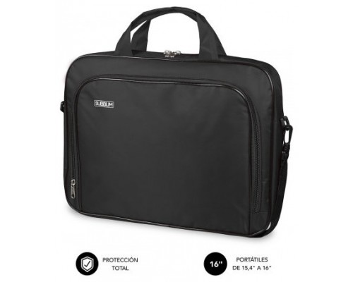 MALETIN OXFORD 15.4""-16"" NEGRO SUBBLIM