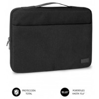 FUNDA PORTATIL SUBBLIM ELEGANT LAPTOP SLEEVE 15,6" BLACK