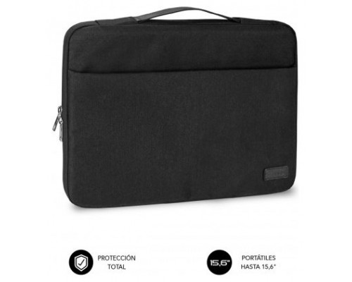 FUNDA PORTATIL SUBBLIM ELEGANT LAPTOP SLEEVE 15,6" BLACK