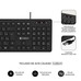 TECLADO BUSINESS SLIM SILENCIOSO WIRED NEGRO SUBBLIM