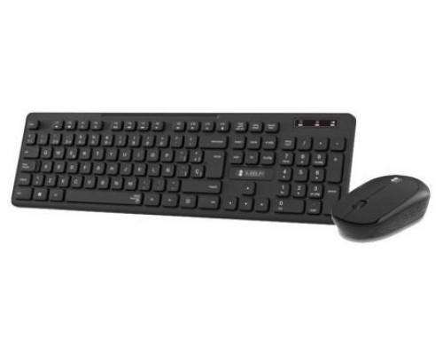 TECLADO + RATON BUSINESS SLIM SILENCIOSO WIRELESS NEGRO SUBBLIM