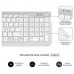 COMBO TECLADO RATON SUBBLIM DUAL PRESTIGE EXTENDIDO PLATA/BLANCO